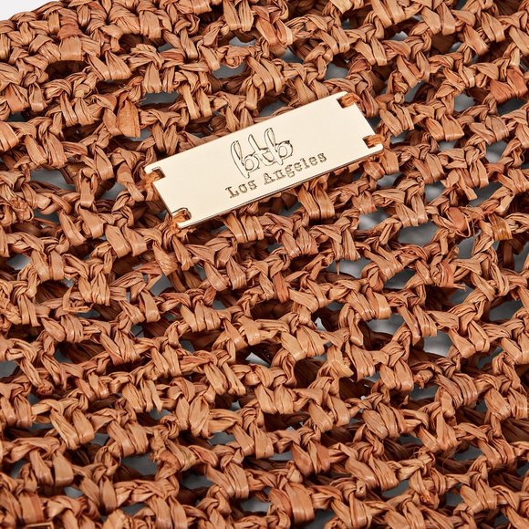 ꧁❤️HOST PICK❤️꧂ BTB LOS ANGELES Jayden Raffia Tote in SAND Color - Picture 6 of 11
